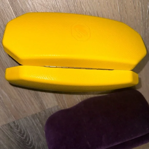 Lot of 2 empty glasses holder Gucci & Swarovski Purple/Yellow One Size - Picture 5 of 9